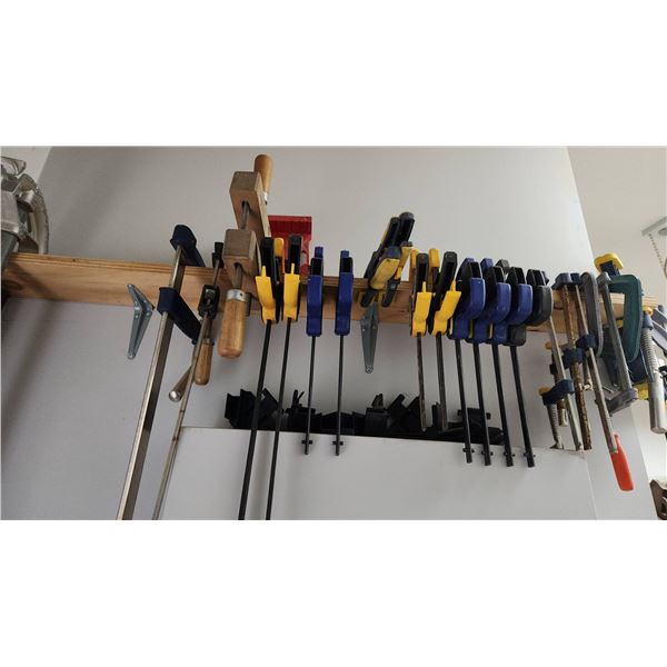 Woodworking Bar Clamps and C-Clamps Collection