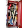 Image 12 : Contents of cupboard: Workshop Tools, Storage Drawers, and more