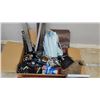 Image 5 : Contents of cupboard: Workshop Tools, Storage Drawers, and more