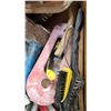 Image 9 : Contents of cupboard: Workshop Tools, Storage Drawers, and more