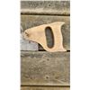 Image 4 : Six Vintage Hand Tools Including Saws, Sickle, Hacksaw, and Pickaxe