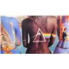 Image 4 : Framed Aquarius 39 x 15 Print of Pink Floyd Album Art and Beatles Poster with Condition Issues