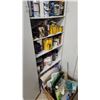 Image 1 : Contents of Cupboard: Paint Cans, Stains, Primers, and Painting Supplies