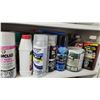 Image 2 : Contents of Cupboard: Paint Cans, Stains, Primers, and Painting Supplies