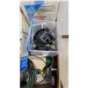 Image 11 : Hardware and Garage Items Including Solar Light, Cable Spool, Storage Drawers