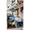 Image 8 : Hardware and Garage Items Including Solar Light, Cable Spool, Storage Drawers