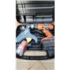 Image 1 : Black & Decker Fire Storm 14.4V Cordless Drill (Charger Not Included) and Mastercraft Glue Gun