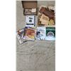 Image 1 : Woodworking Magazines and Books, Horse Automaton Kit, and Veneer Sheets Assortment