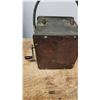 Image 4 : Military Hand Crank Field Telephone, Canteen, and Web Belt