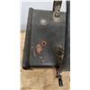 Image 6 : Military Hand Crank Field Telephone, Canteen, and Web Belt