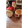 Image 10 : Christmas Decorations Including Nativity Set, Ornaments, and Ceramic Trees
