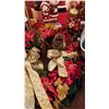 Image 9 : Christmas Decorations Including Plush Figures, Wreath, Garlands, Lights, Stockings