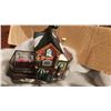 Image 10 : Christmas Holiday Village, LED Decor, Wreath, Garlands, and Figurines Lot