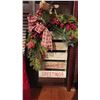 Image 7 : Christmas Holiday Decorations Including Wreath, Snowmen, and Ornaments
