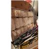 Image 4 : Christmas Wrapping Supplies and Décor Lot with Figurine and Reindeer Scene