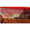 Image 6 : Christmas Wrapping Supplies and Décor Lot with Figurine and Reindeer Scene