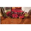 Image 8 : Christmas Wrapping Supplies and Décor Lot with Figurine and Reindeer Scene