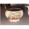Image 4 : Sandland Ware Creamer and Sugar, Royal Winton Bowl, Glass Insulator, and Decorated Goblet