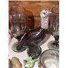 Image 2 : Glassware with Animal Figurines and Watkins Goblet