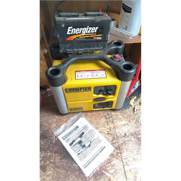 Champion 2000 Watt Inverter Generator with Manual