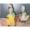 Image 1 : Ceramic Dutch Boy and Girl Planters