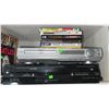 Image 3 : JVC DVD Receiver, Toshiba VCR/DVD Combo, and Assorted Music Books