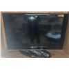 Image 2 : Samsung Television, Sony VHS Player, Wood Entertainment Unit, and G. Wilkinson Floral Oil Painting