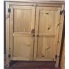 Image 1 : Wooden Cabinet With Hinged Doors, and more