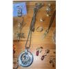 Image 3 : Costume Jewellery Lot Including Necklaces, Earrings, Bracelet, Brooch