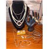 Image 1 : Costume Jewellery Lot Including Necklaces, Rings, Bracelets and Cufflinks