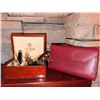 Image 1 : Lot: Assorted Pocket Knives, Watches, Cufflinks, Pens, and Buxton Leather Wallet