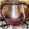 Image 3 : Metal and Glass Hanging and Standing Candle Holders