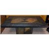 Image 1 : Rectangular Slate and Stone Mosaic Coffee Table