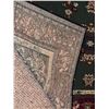 Image 5 : Rectangular Area Rug with Floral Pattern and Green Field