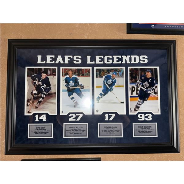 Toronto Maple Leafs Legends Framed Photo Plaque by Signature Authentics