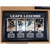 Image 1 : Toronto Maple Leafs Legends Framed Photo Plaque by Signature Authentics