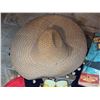 Image 4 : Costume Set with Red and Black Dress, Straw Hat, Novelty Sunglasses, and Aloha Lounge Sign
