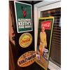 Image 1 : Tin and Wood Advertising Signs Including Coca-Cola, Alexander Keith’s, and Harley-Davidson