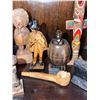 Image 3 : Beer Steins, Carved Wood Figures, Miniature Railway Rail and Miscellaneous Collectibles