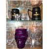 Image 2 : Glassware Collection Including Beer Steins, Skull Tumblers, and Wine Glasses