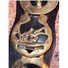 Image 3 : Leather Strap with Four Brass Horse Brasses and Buckle