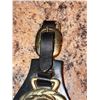 Image 6 : Leather Strap with Four Brass Horse Brasses and Buckle