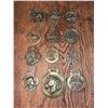 Image 1 : Brass Horse Brasses with Animal and Commemorative Motifs