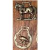 Image 2 : Brass Horse Brasses with Animal and Commemorative Motifs