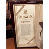 Image 4 : Dewar's Signature Blended Scotch Whisky Decanter and Glenrothes 1978 Empty Bottle in Display Cases