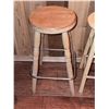 Image 4 : Three Mixed Wood Bar Stools