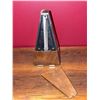 Image 2 : Pyramid-Shaped Wood Mechanical Metronome with Tuning Fork Emblem