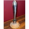 Image 5 : RCAF Marked Chromed Artillery Shell on Wooden Base