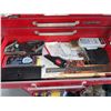 Image 10 : Boss Red Metal Rolling Toolbox with Assorted Hand Tools
