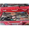 Image 12 : Boss Red Metal Rolling Toolbox with Assorted Hand Tools